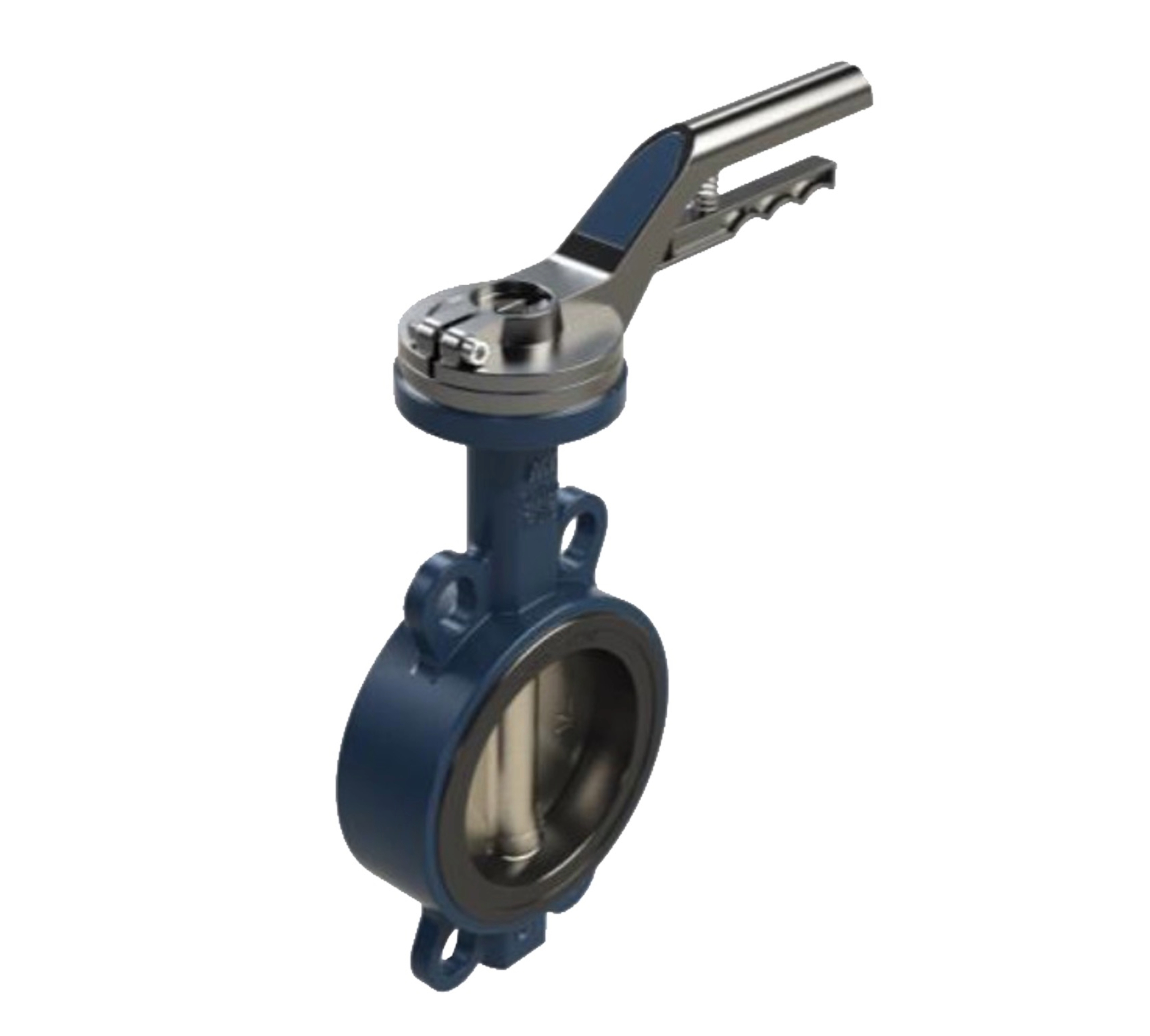 Vlvula Tipo wafer Mariposa cuerpo de fundicin disco de acero Inoxidable.jpg