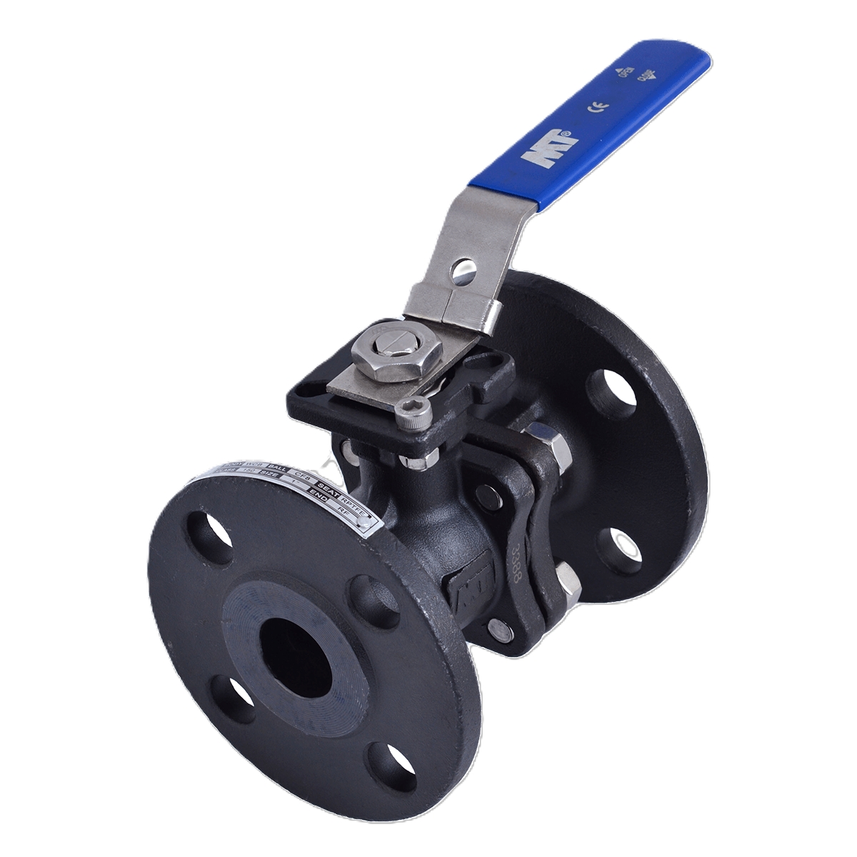 Vlvula de Acero al carbn Tipo bola Bridada 150Lbs Plataforma ISO 5211.jpg