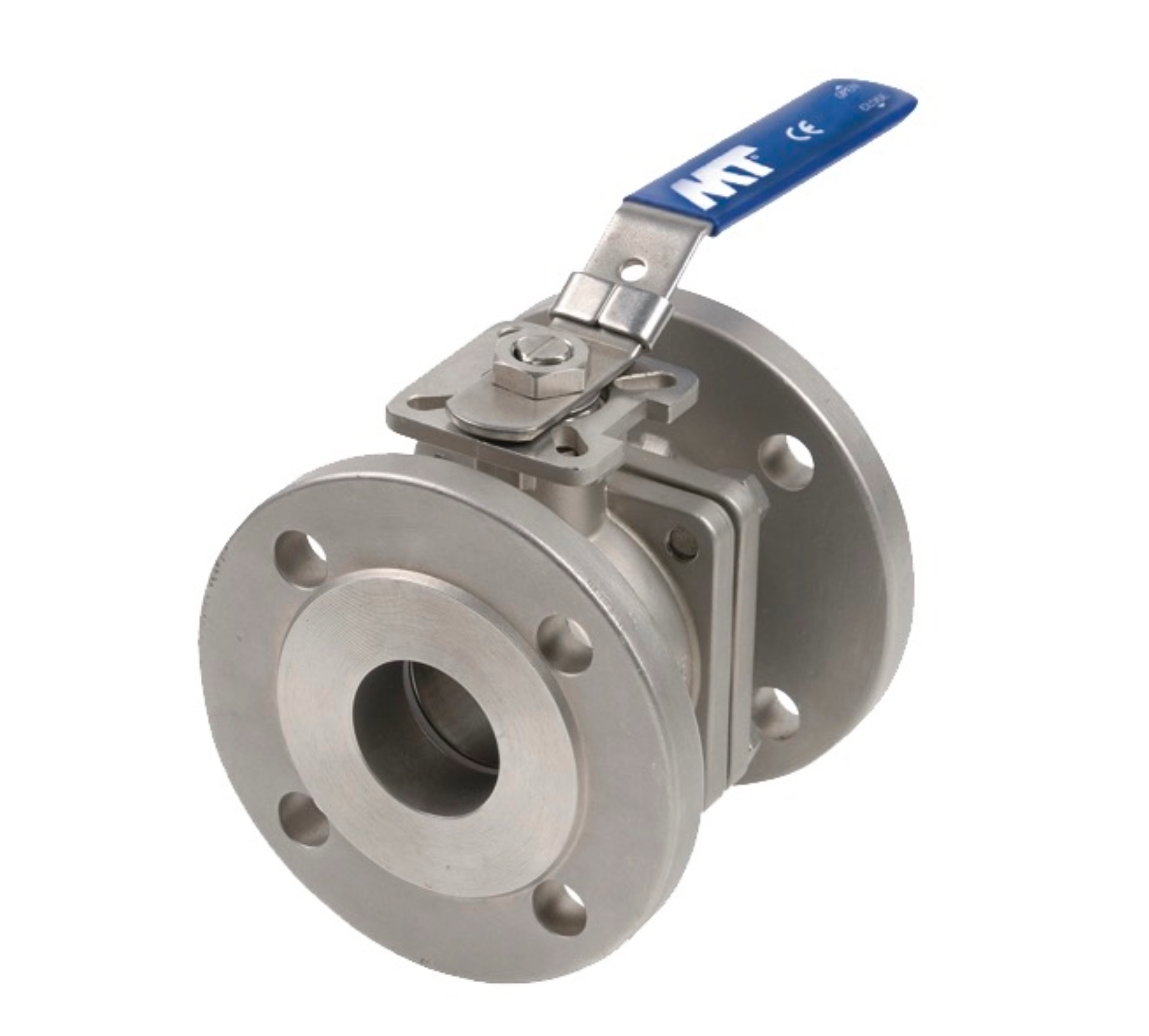 Válvula de Acero Inoxidable Tipo bola Bridada 150Lbs Plataforma ISO 5211