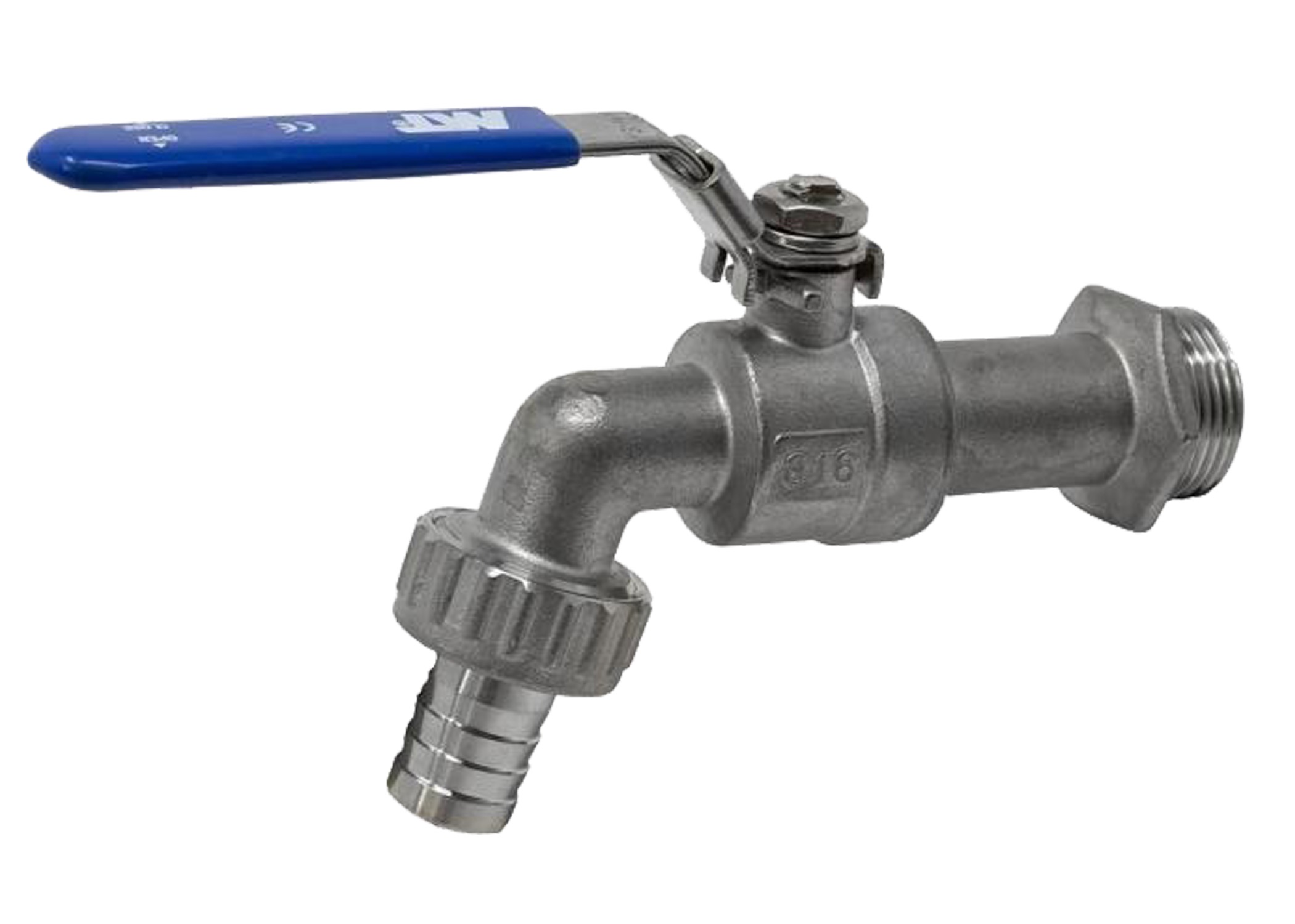 Llave Industrial, Acero Inoxidable, con conexin manguera..jpg