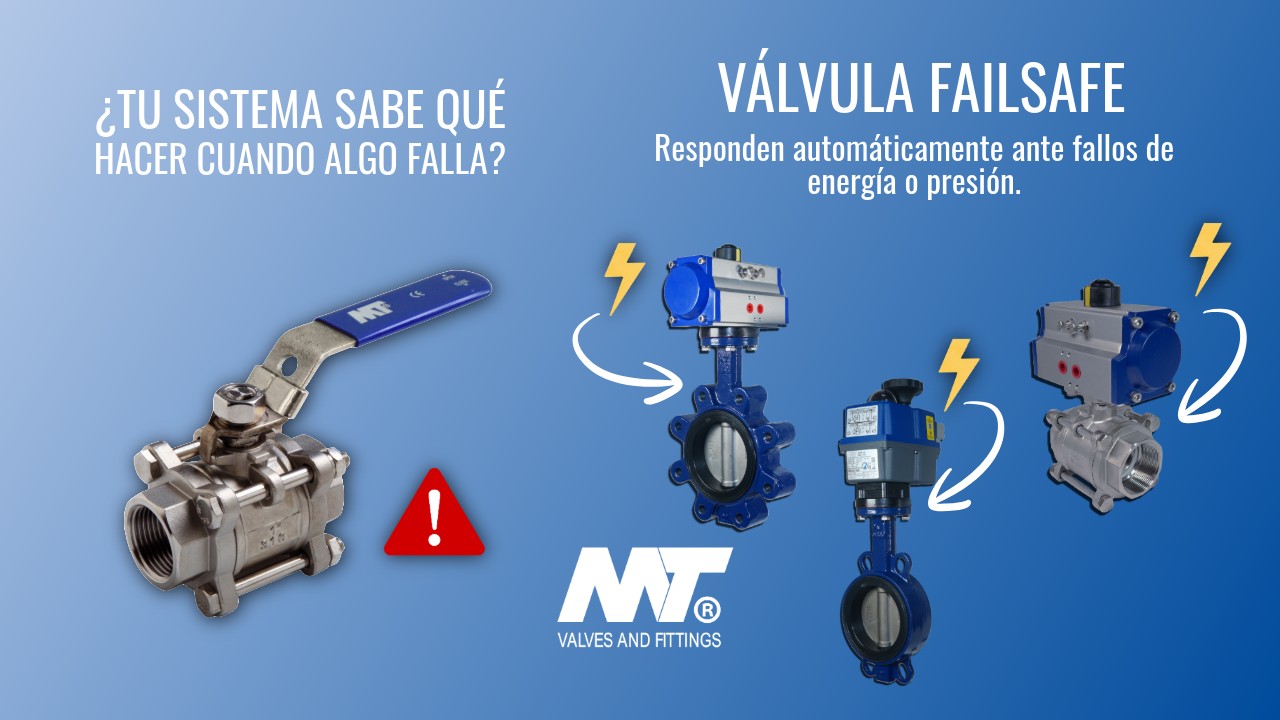 ¿Qué son las válvulas failsafe y cuándo se recomiendan en un sistema?