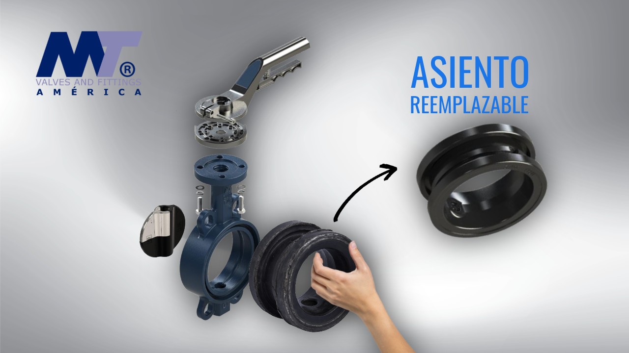 ¿Por qué solo reemplazamos los asientos en las válvulas de mariposa?